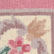 Pink chinese wool carpet rug handmade wool area rug 65x116cm
