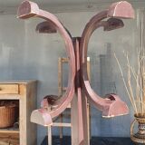 Painted wood coat rack