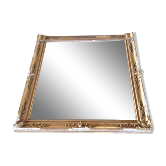 Miroir ancien à restaurer 126 X 102cm