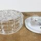 Vintage Glass Wall or Ceiling Light, 1970s
