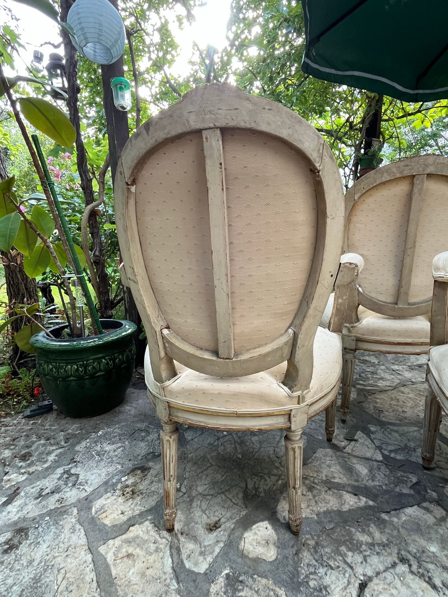 4 fauteuils Cabriolet Style Louis XVI