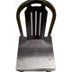 Set of 3 black Baumann chairs, Argos model.