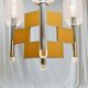 Suspension designed by Gaetano Sciolari, made in Italy. 1970