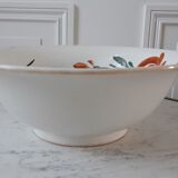 Salad bowl earthenware new Givors years 30-40