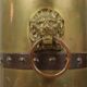 Unique XL Artillery Shell Umbrella Stand – WWI Trench Art (1915) – Lion Hea