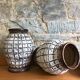 Ceramic vase duo by Louis Dage