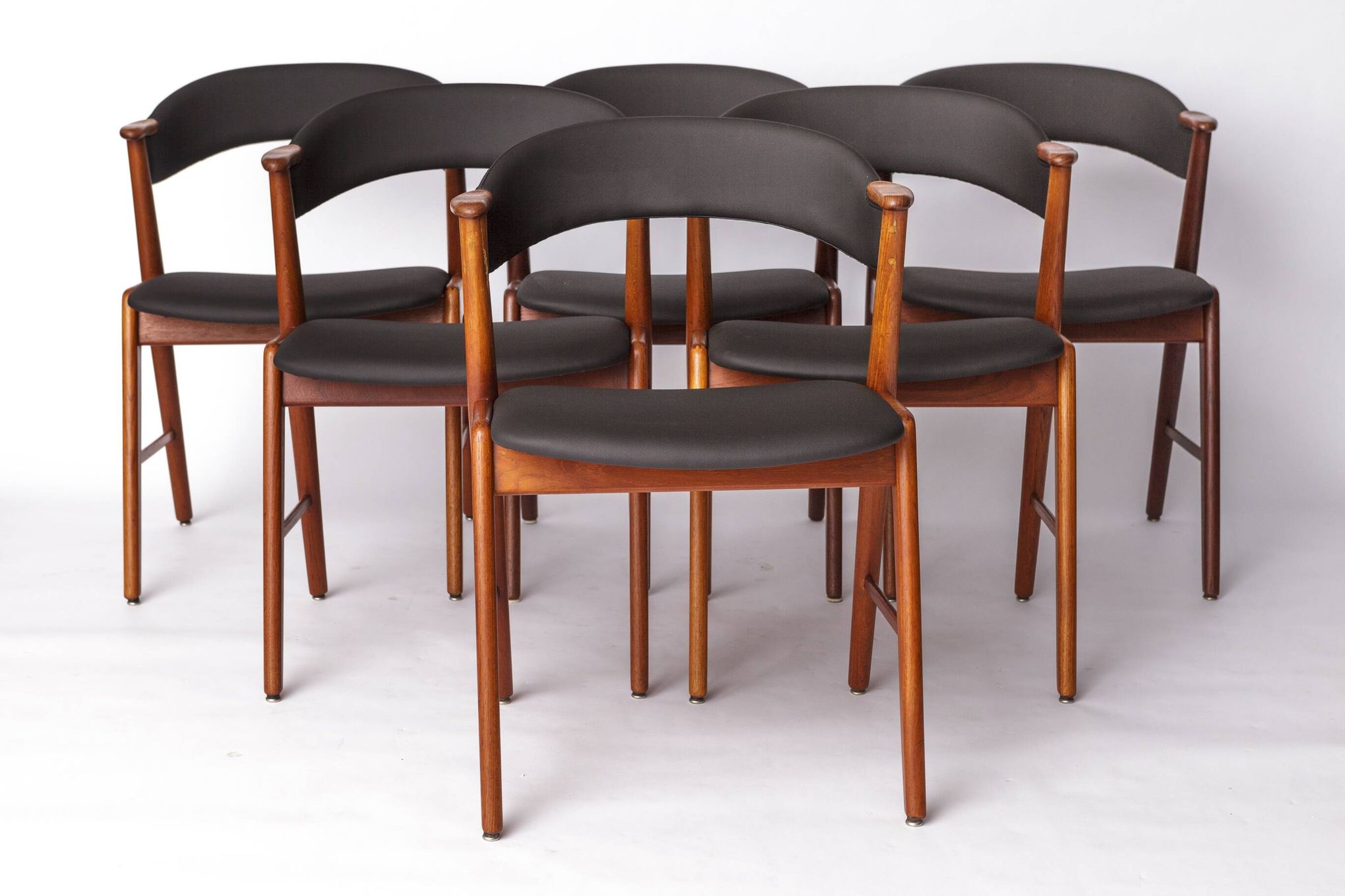 Set of 6 Danish Teak Dining Chairs by Korup Stolefabrik – 1960s Mid-Century