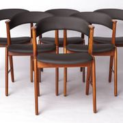 Set of 6 Danish Teak Dining Chairs by Korup Stolefabrik – 1960s Mid-Century