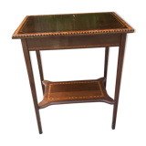 Inlaid console side table