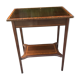Inlaid console side table