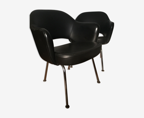 Paire de fauteuils Executive Arm Chair designer Eero Saarinen