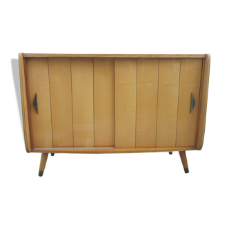 Buffet 1960s in cherrywood two sliding doors