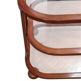 Serving table on wheels
