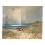 Oil painting on canvas signed Karl Newman