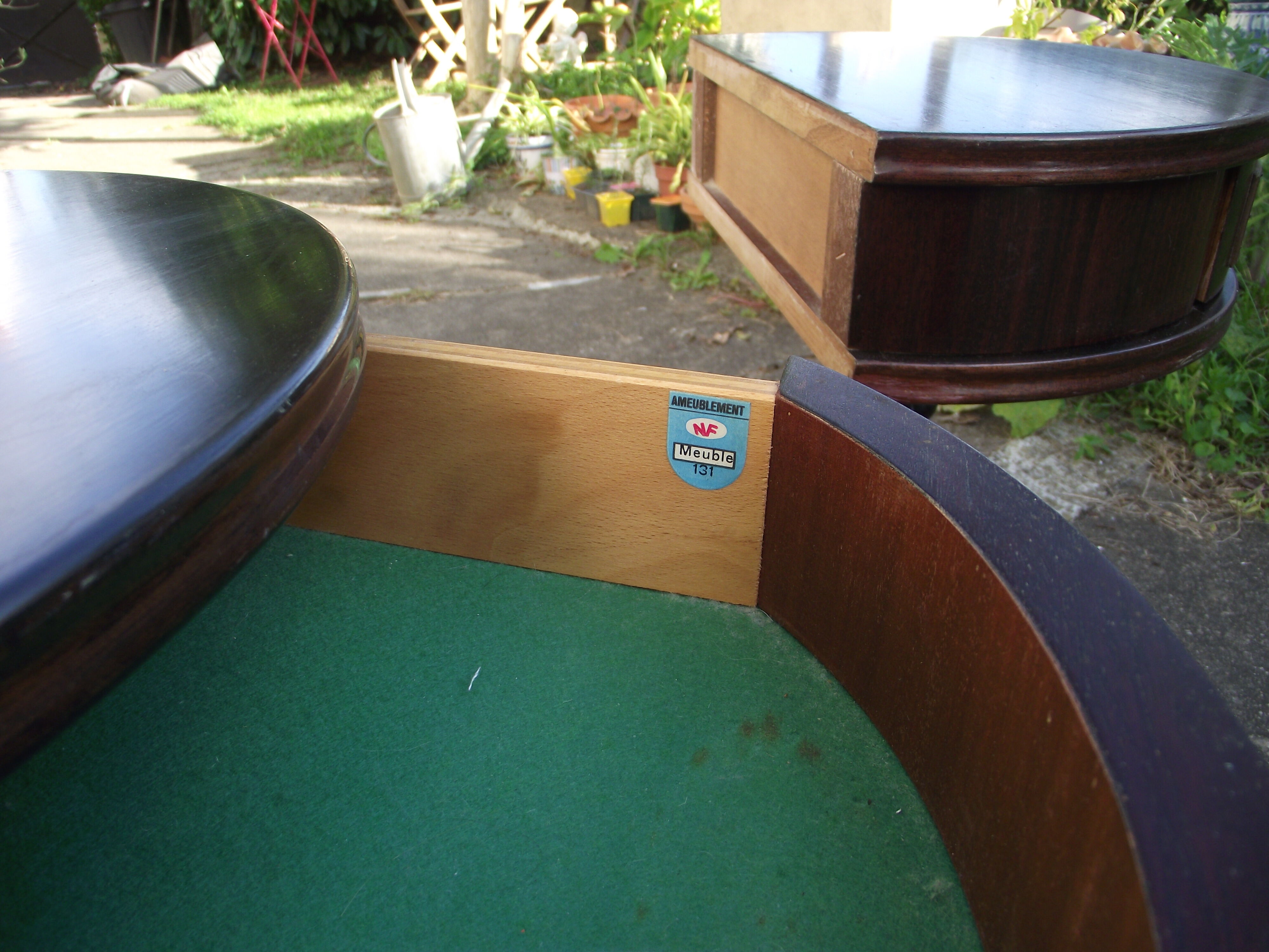 Pair of bedside tables 70s.