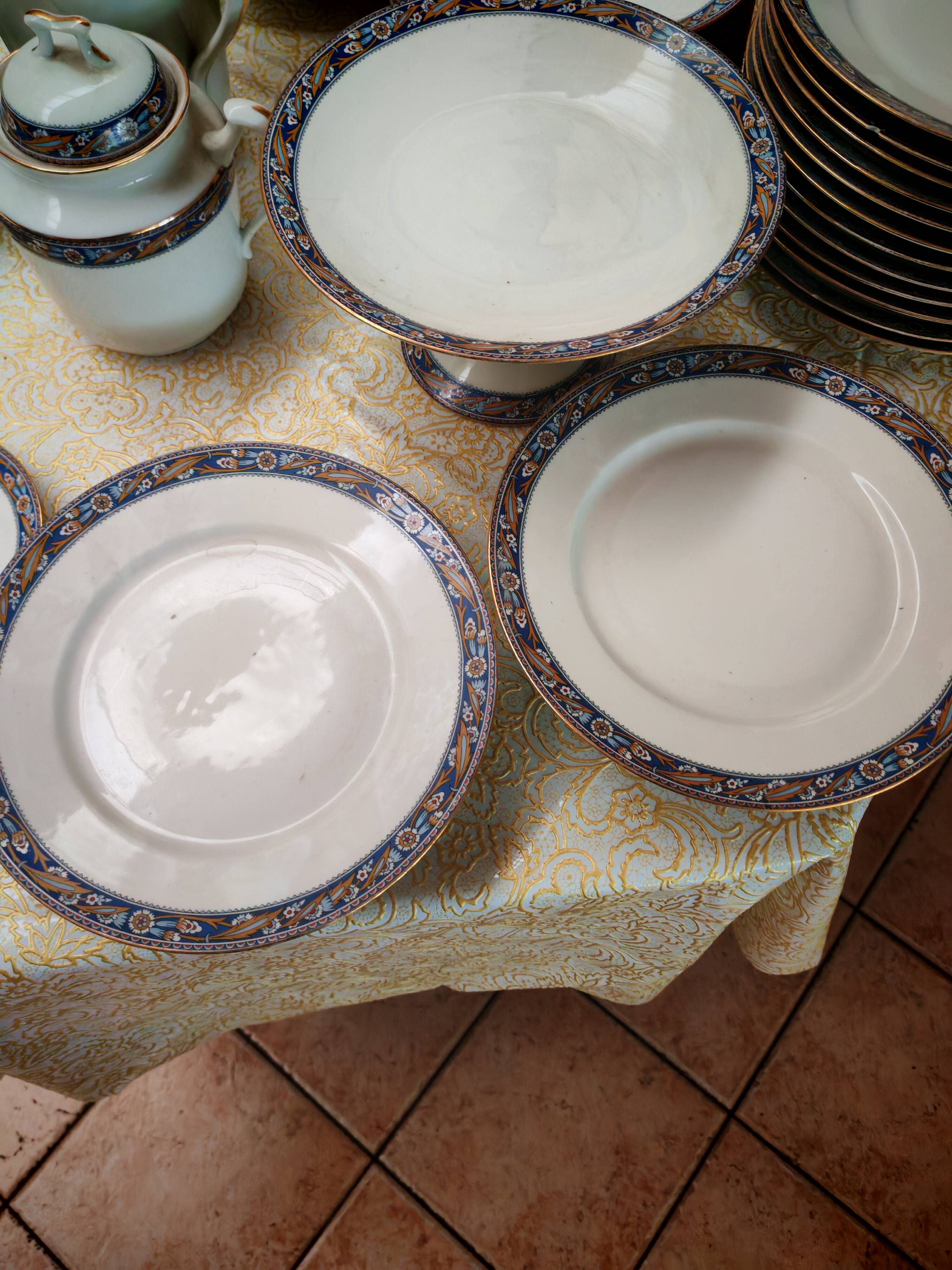 Limoges porcelain service