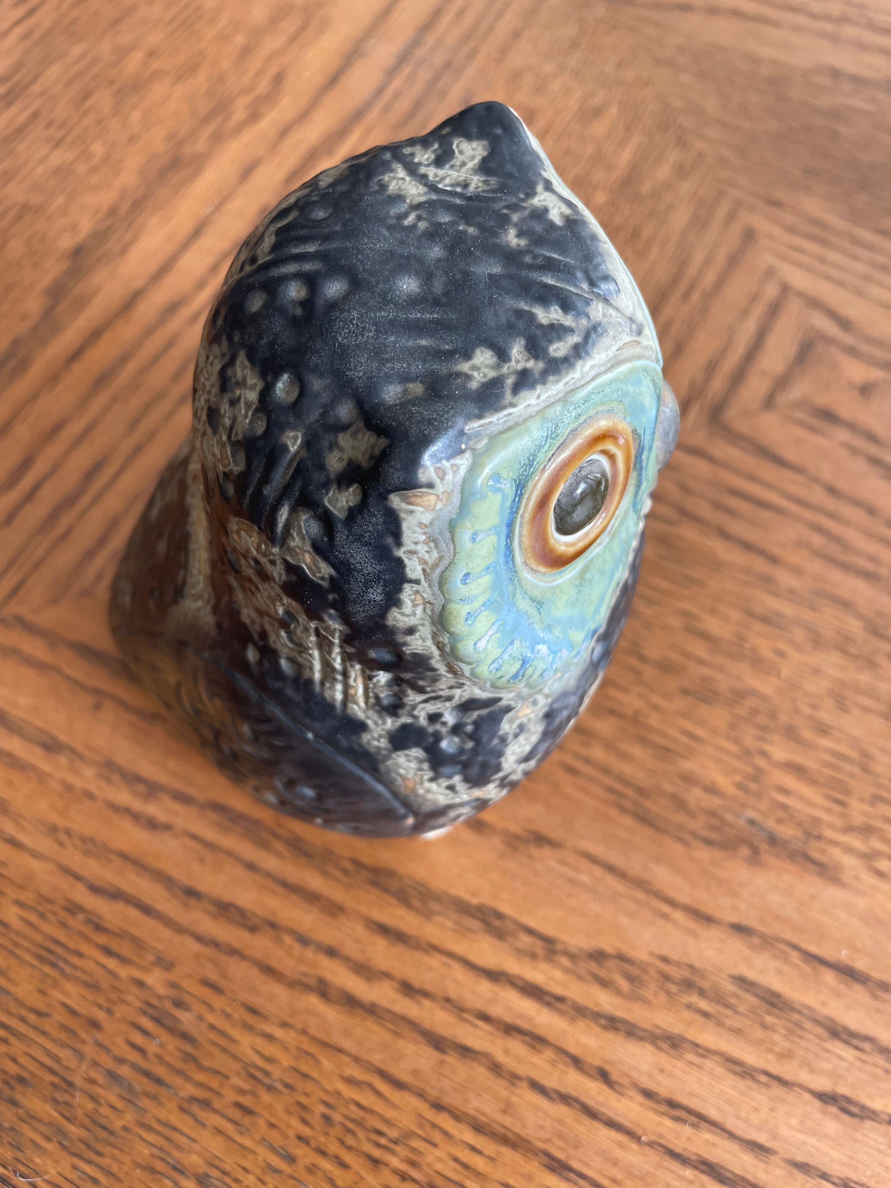 Lladro ceramic owl statuette by Antonio Ballester