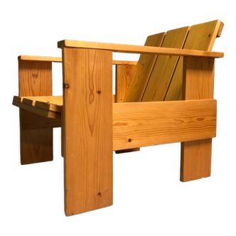 Fauteuil de Rietveld Crate années 1980