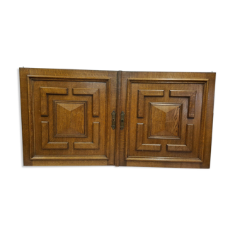 Oak doors (pair)