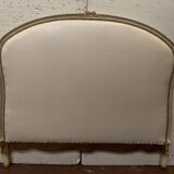 Louis XV style bed in 20th century patinated beech