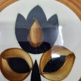 Boch la Louvière Kimono plate set Belgium 1970 (Set of 7)