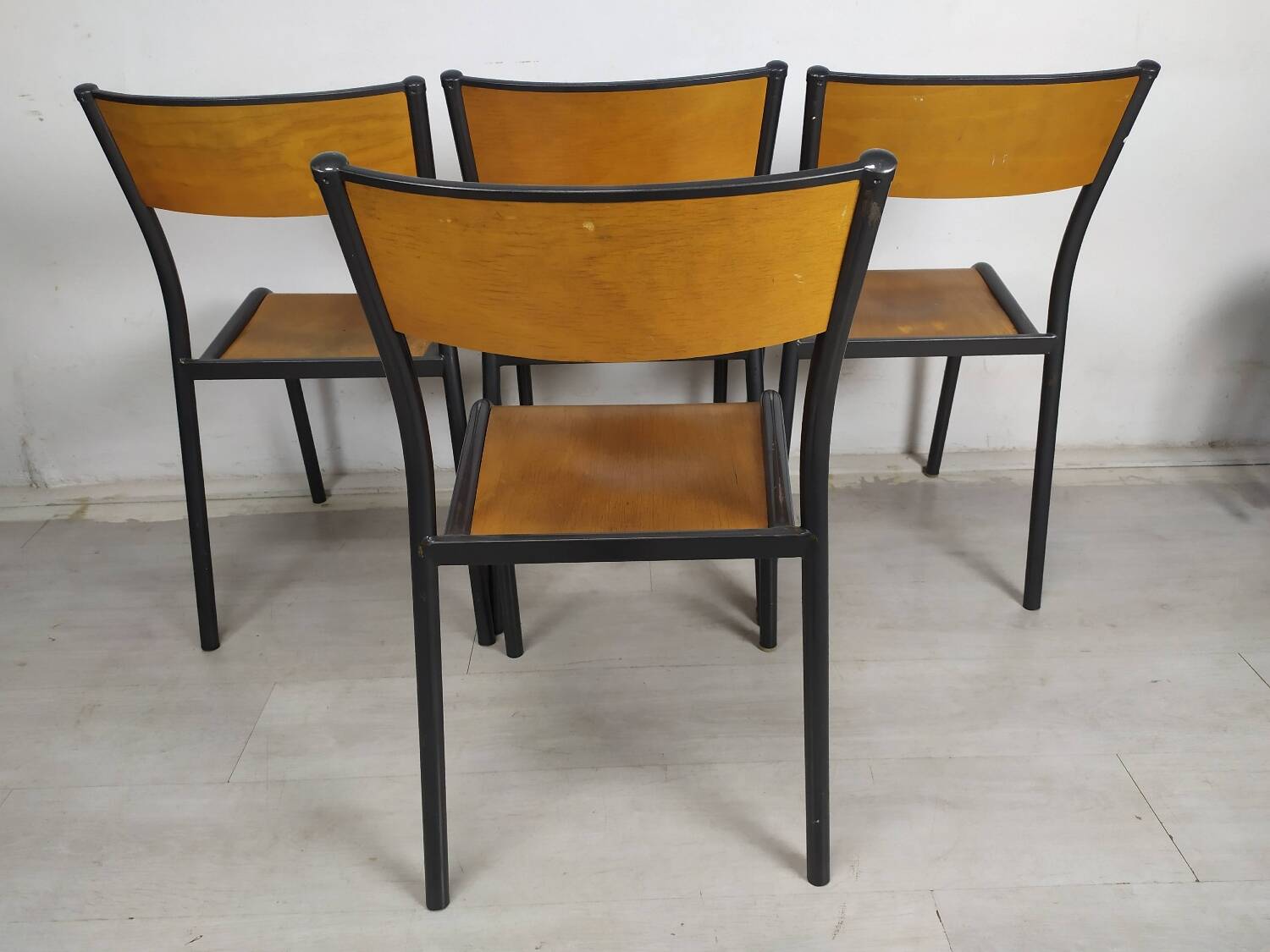 8 school chairs