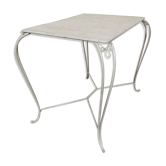 Table de jardin en métal