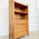 Convenient library, solid oak, 1950s.