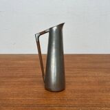 Mid-Century Pewter Carafe Vase with Teak Handle by K.M.D. Tiel Royal Holland Pewter, 1960s