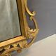Italian mirror in gilded wood from the 19th century.