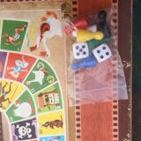 Checkers game and goose game