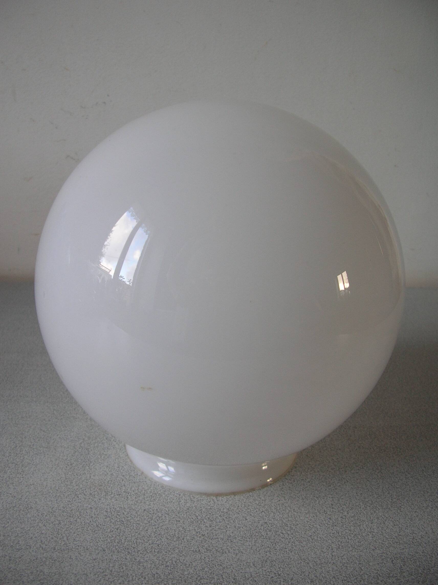 Old globe lampshade ball sphere glass lamp chandelier lighting fixture n°06/11B