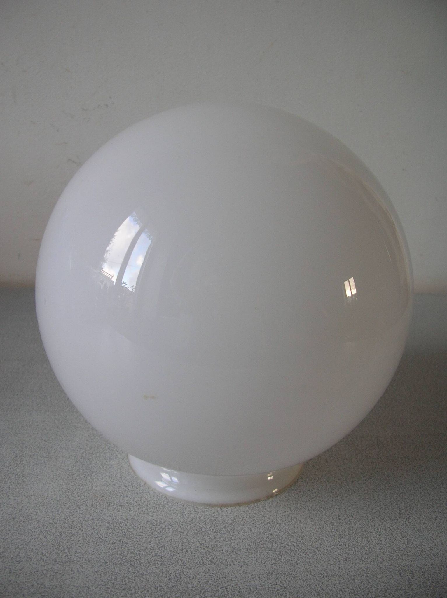 Old globe lampshade ball sphere glass lamp chandelier lighting fixture n°06/11B
