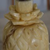 Vintage alabaster pineapple lamp base