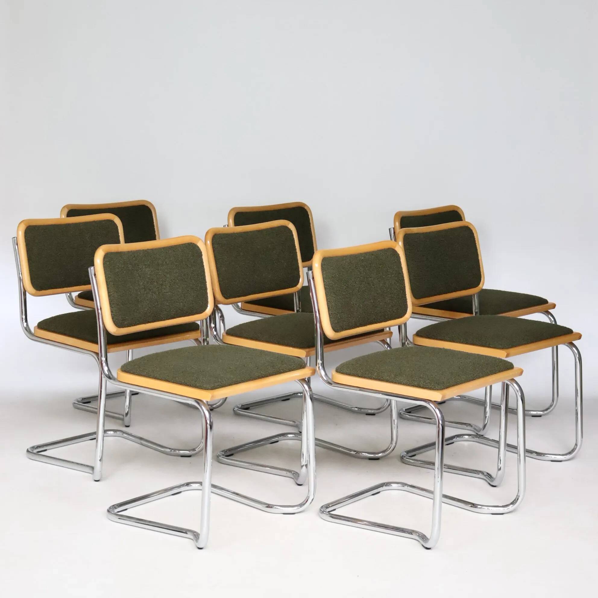 Set of 8 B32 chairs