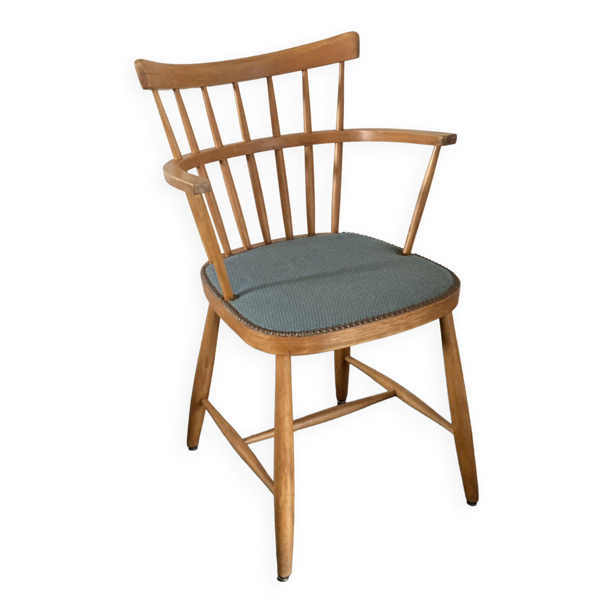 Chaise de bureau par Helmut Lubke du milieu du siècle