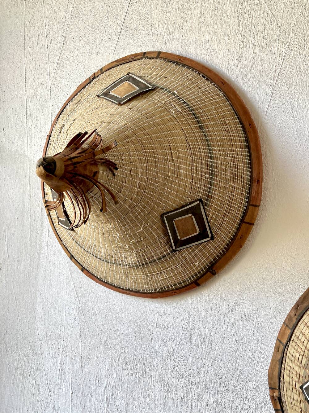 Duo de chapeaux traditionnels Peuls (Tingandé), Afrique de l'Ouest