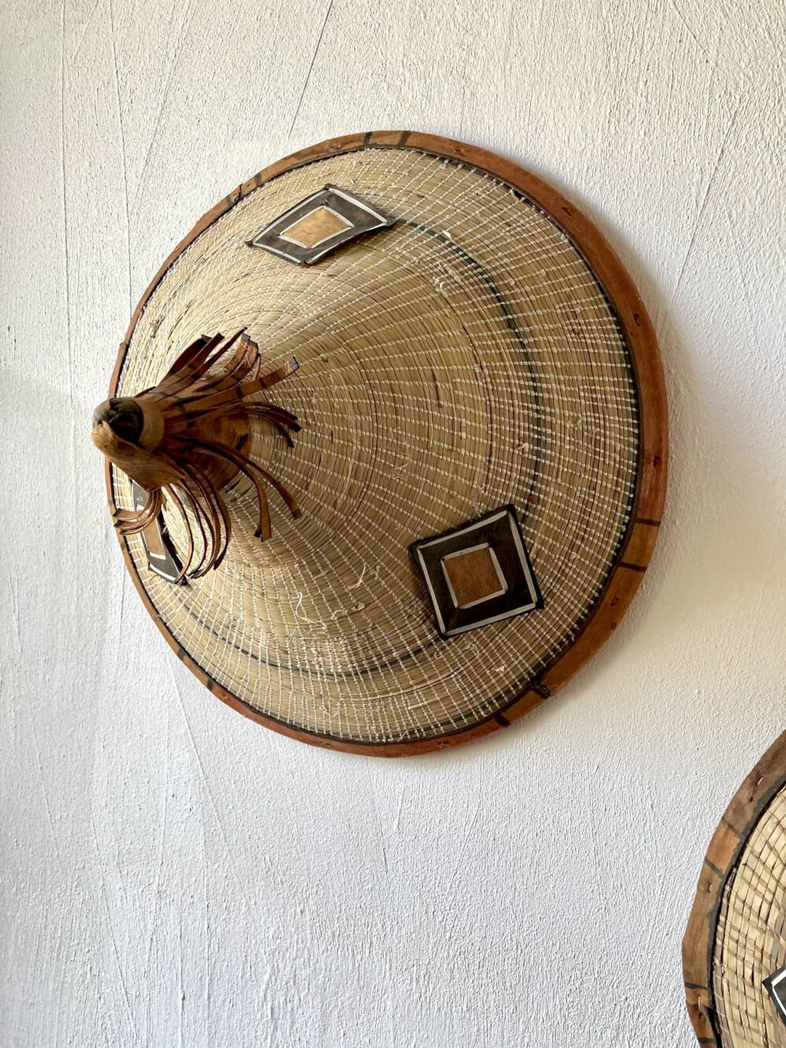 Duo de chapeaux traditionnels Peuls (Tingandé), Afrique de l'Ouest
