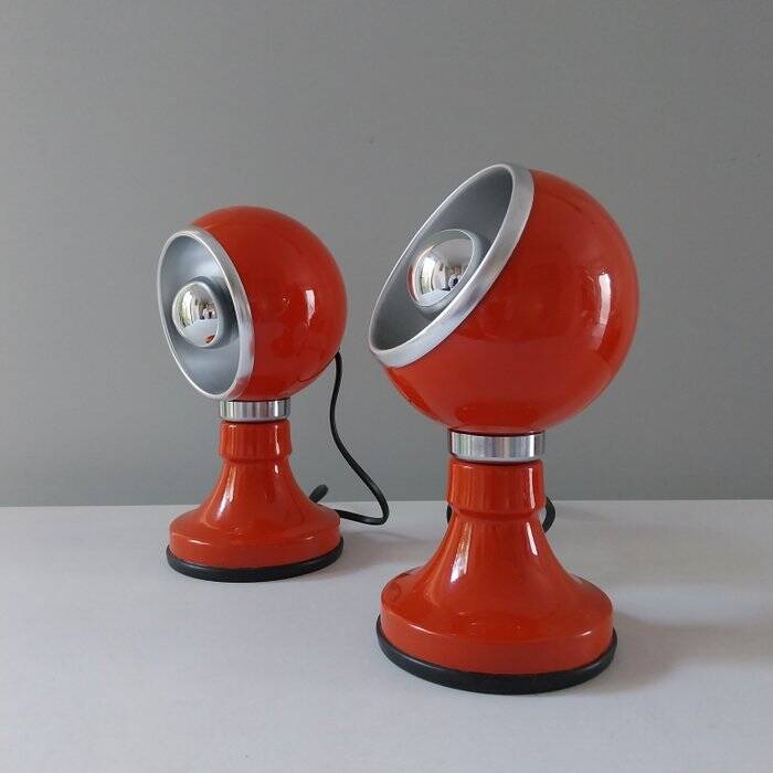 Paire lampes de tables vintage italiennes