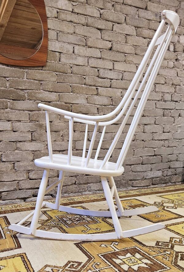 Fauteuil à bascule Rocking-chair Lena Larsson pour Nesto vintage