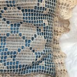 Vintage crochet cushion, from 1970