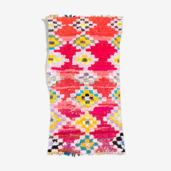 Tapis berbere boucherouite 100x205 cm