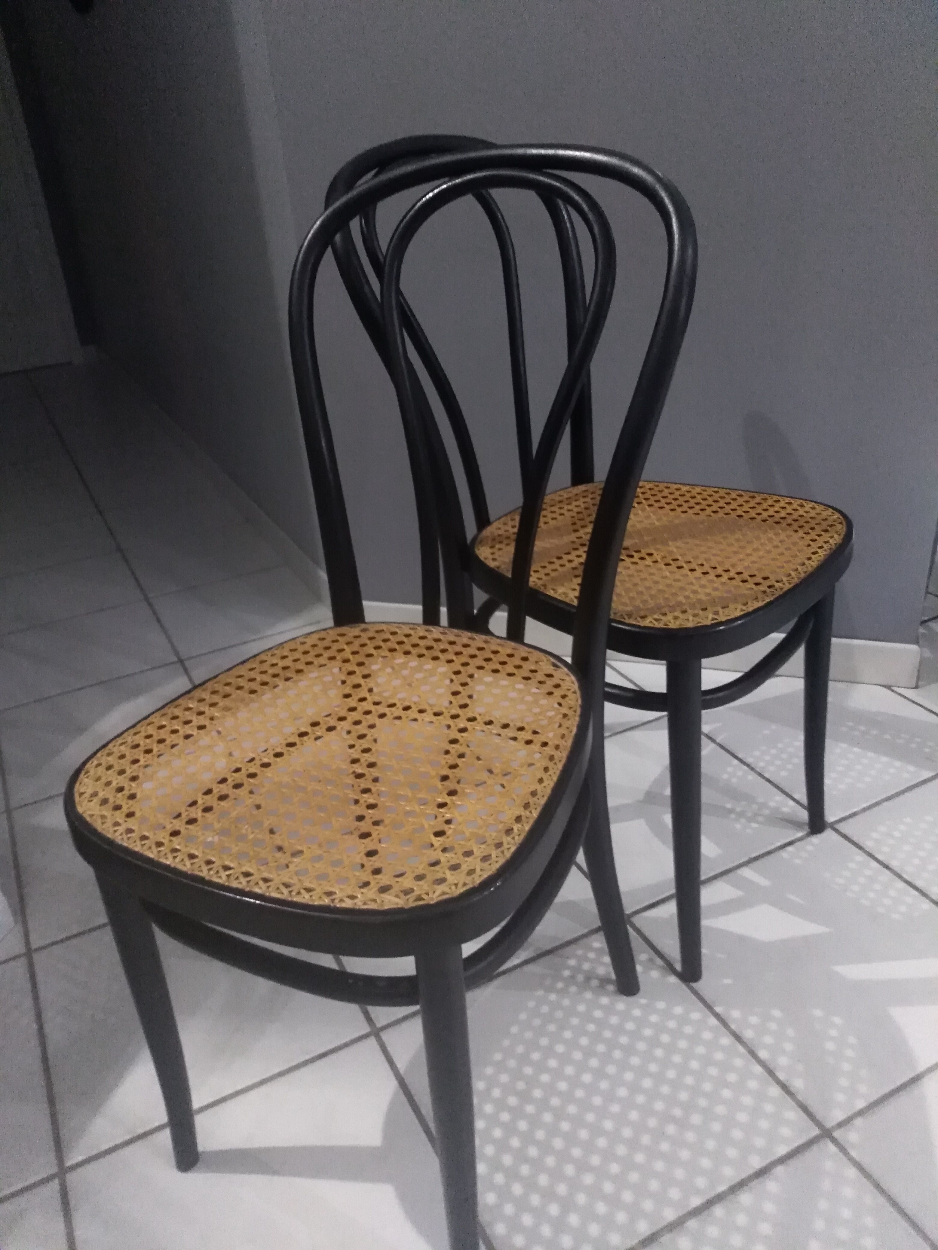 Pair of chairs Bistrot ZPM Radomsko by Thonet year 1960