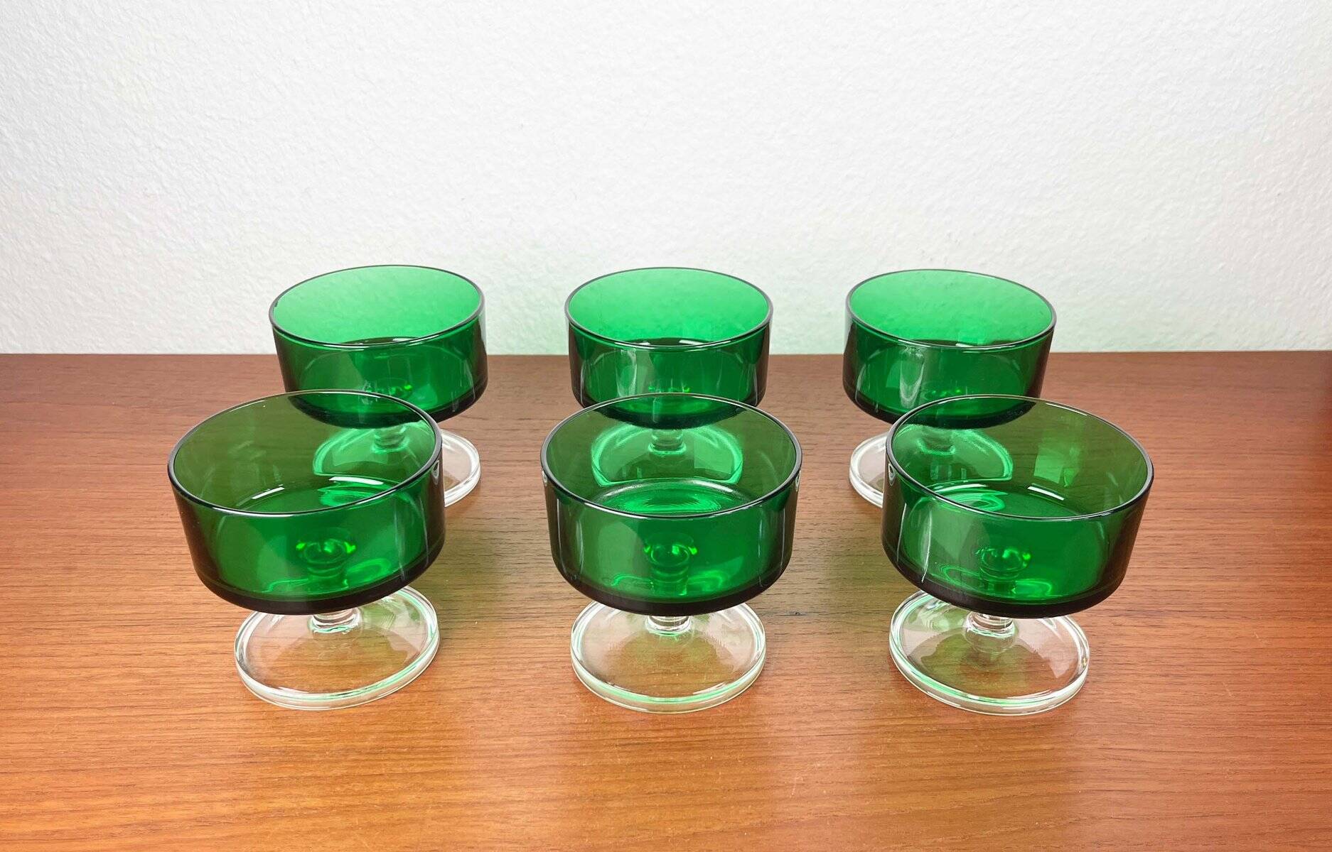 Vintage drinking glasses by Luminarc, 1970s, set of 6.