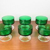 Vintage drinking glasses by Luminarc, 1970s, set of 6.