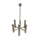 1970 stainless steel modernist chandelier