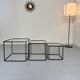 Lot of 3 vintage 1970s design nesting coffee tables by Max Sauze.