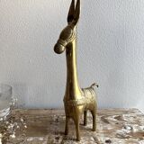 Figurine âne en laiton