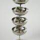 Ensemble de 6 coupes en inox à pieds fin, Made in France, Design, 1970