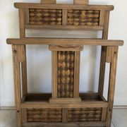 Antique wooden umbrella stand